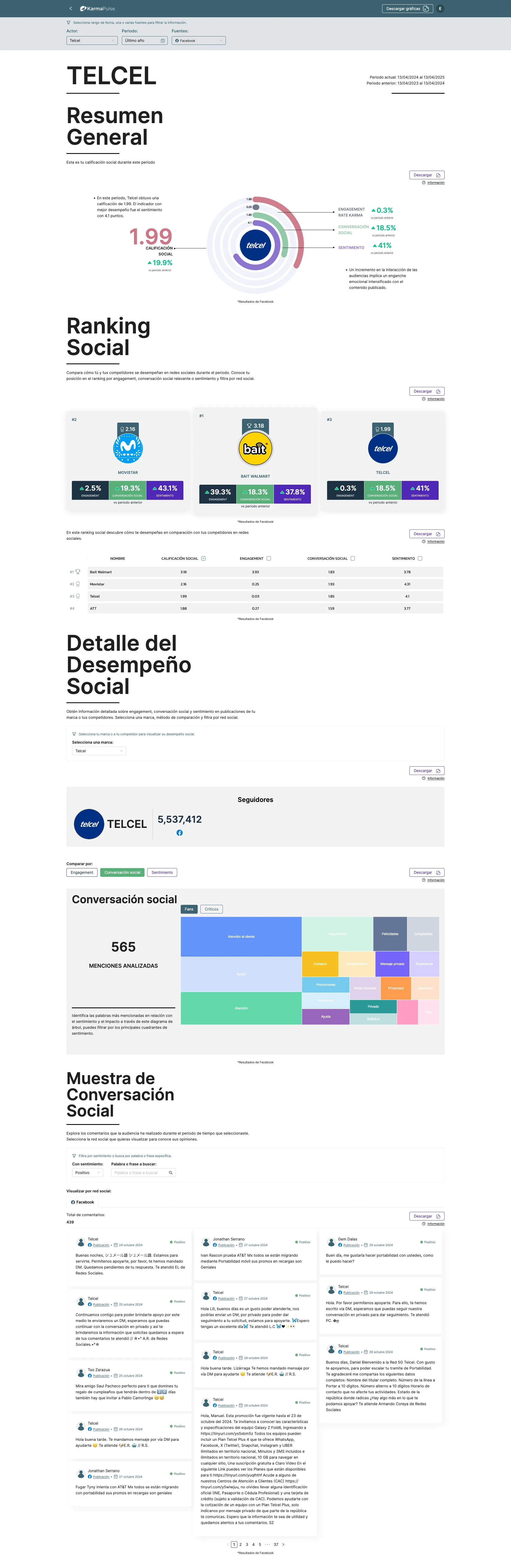 Web Report Sample